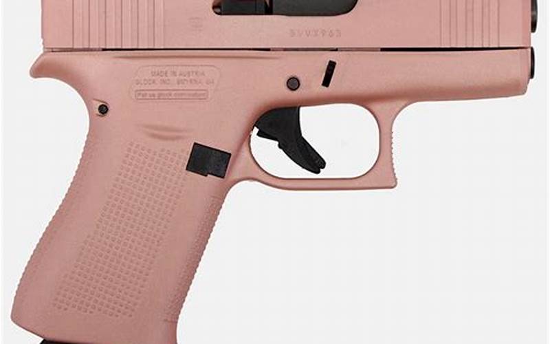 Rose Gold Glock 43X: A Stylish and Powerful Handgun