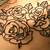 Rose Outline Tattoo On Shoulder