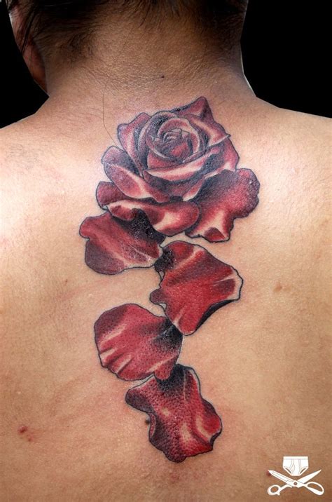 Rose Petal Tattoo