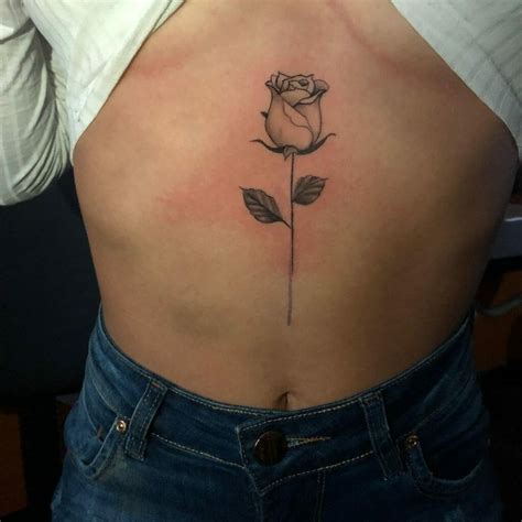 Rose Flower Pink Feminine Tattoo Design Women Ideas