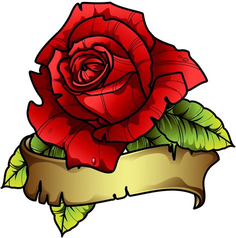 Traditional roses with banner on forearm by Seimonster