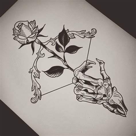 rose sketch on Tumblr