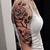 Rose Tattoo Upper Arm
