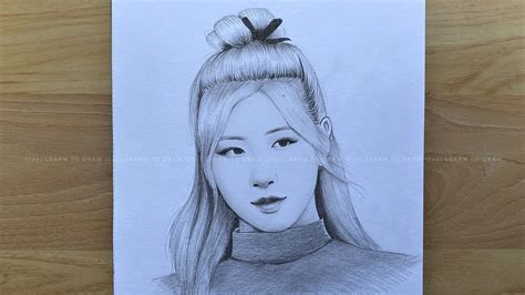 Rose Blackpink Drawing Easy