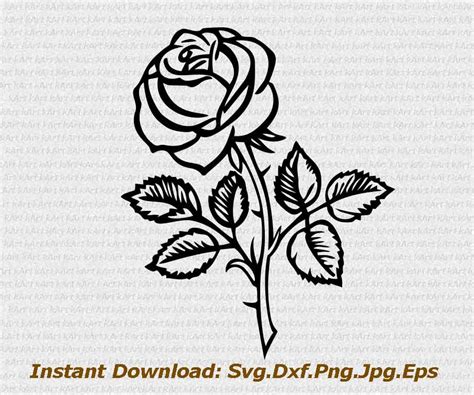 Download Rose Monogram DXF Files