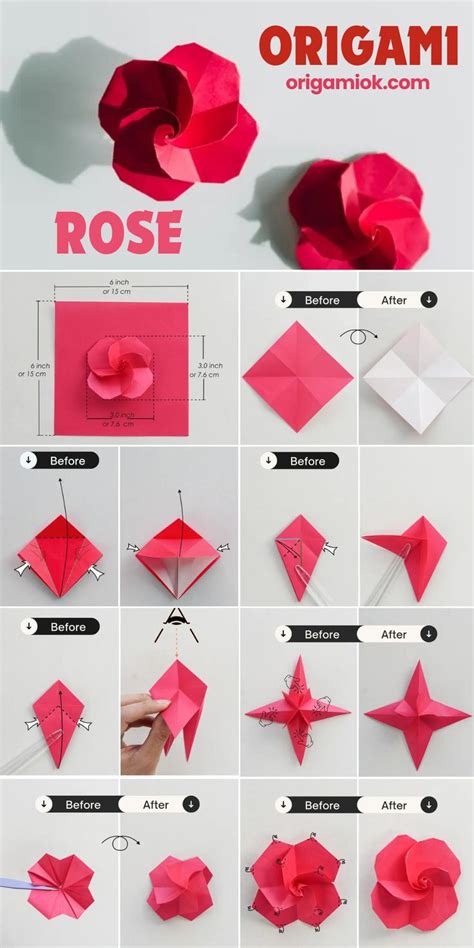 Rose Origami