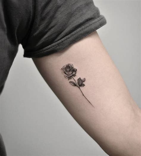 Rose Tattoo Inside Arm