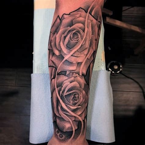 Rose Tattoos For Men Forearm