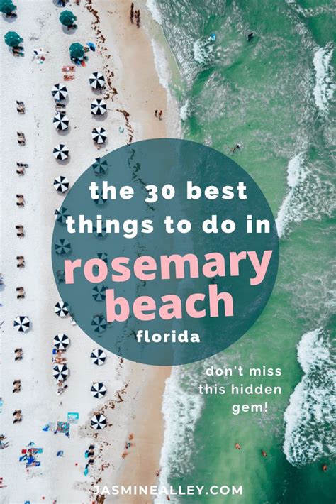 Rosemary Beach Events Calendar