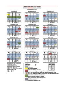 Ross Elementary Calendar