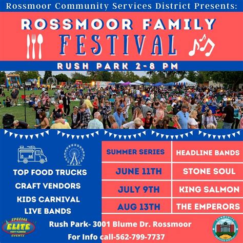 Rossmoor Events Calendar