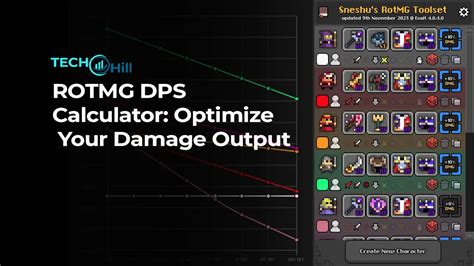 RotMG DPS calculator functionality