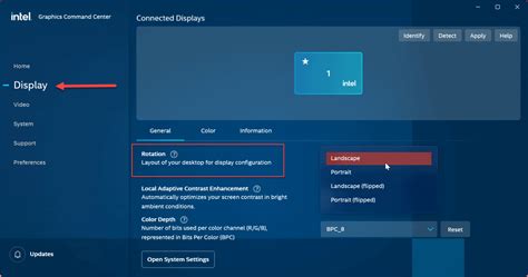 Rotate Screen In Windows 10 With Intel Graphics Command Center
