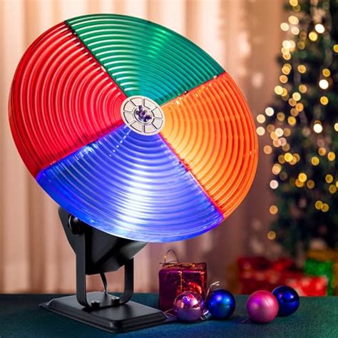 Rotating Color Wheel For Christmas Tree