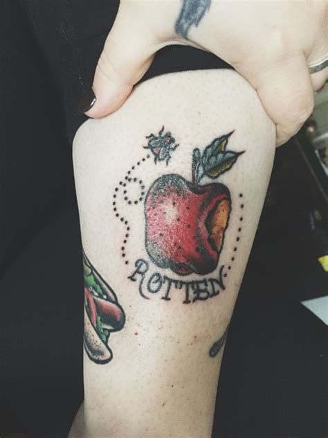 45 best Rotten Apple Tattoos Back images on Pinterest