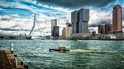 Rotterdam Skyline from Water