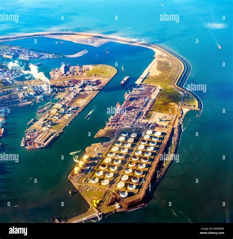 Rotterdam harbor scene