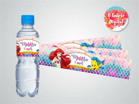 Rotulo De Garrafa De Agua