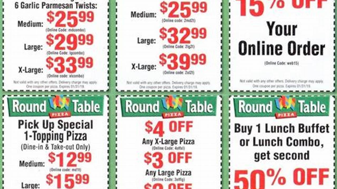 Round Table Promo Code 2025