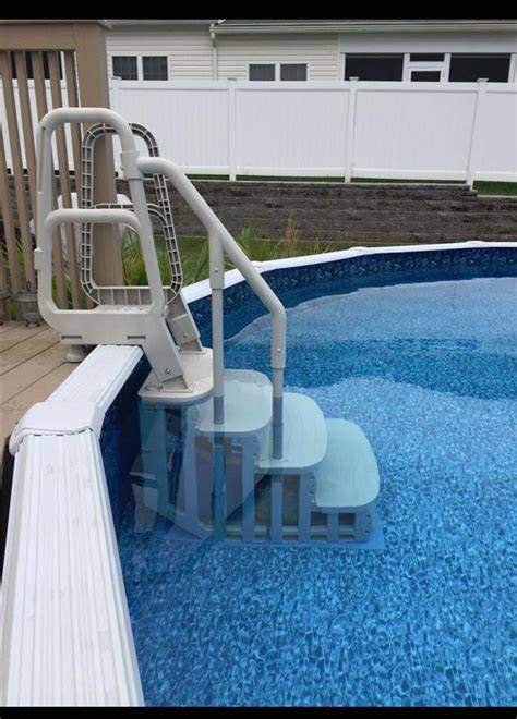 The Mighty Step 30" Above Ground Pool Steps 400600 on Pool and Spa