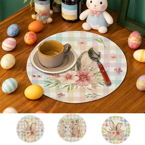 Round Easter Placemats