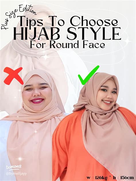 Round Face Hijab Style Step By Step