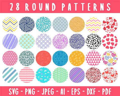 Download Round Keychain Background Commercial Use DXF Files