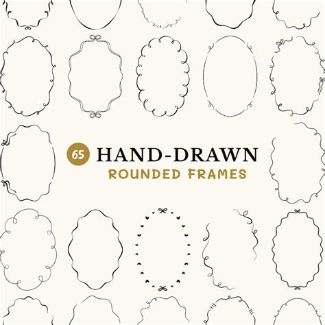 Download Round Keychain Doodle Frame Borders Cut Images