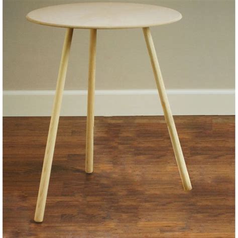 Round Particle Board Table 20 Diameter, 26H Comas Montgomery Realty