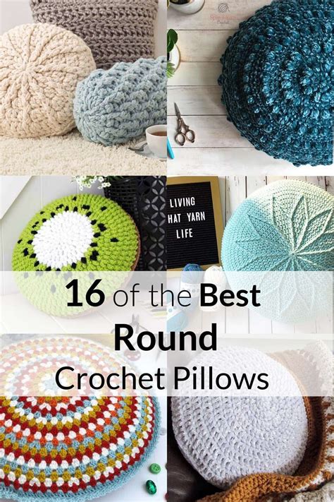 Round Pillow Crochet Pattern Free