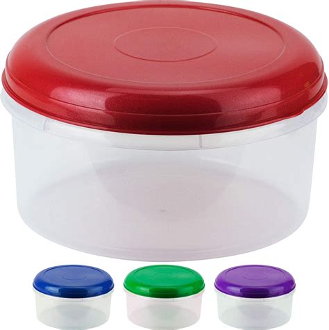 36Pack Plastic Food Containers with Lids Round Food Storage Containers, Deli Take Out