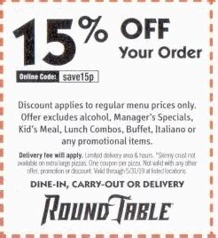 Round Table Printable Coupons