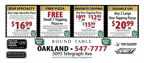 Round Table Coupons