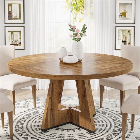 Round Wood Dining Room Tables