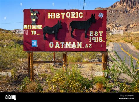 Route 66 Sign Oatman, Arizona