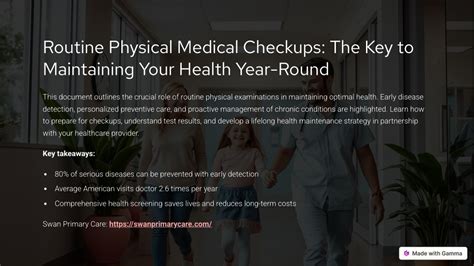 Routine Checkups are Key