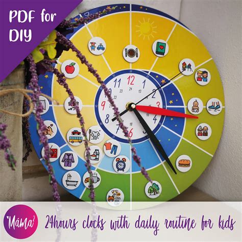 Routine Clock Schedule Printable
