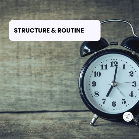 Establishing Routine and Structure