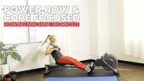 Rowing Machine Core Strength
