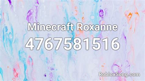 Roxanne Roblox ID
