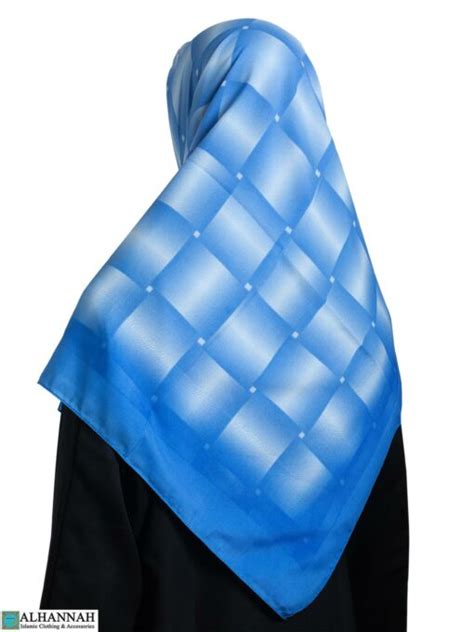 Royal Blue Square Hijab