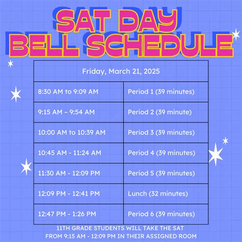 Bell Schedule