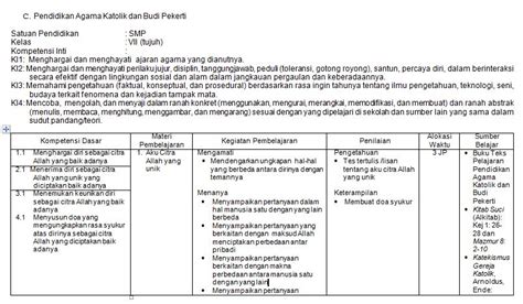 Rpp Kurikulum 2013 SMA Agama Katolik