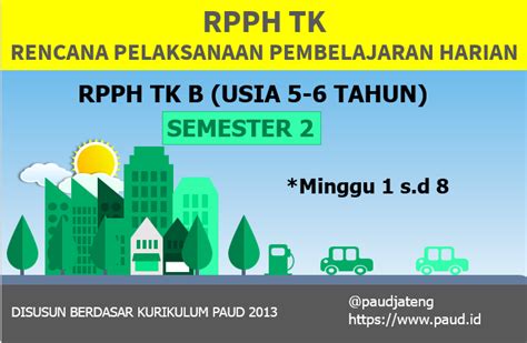 Rpph Tk Semester 2 Paud Jateng