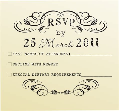 RSVP rubber stamp for custom DIY wedding by on Etsy