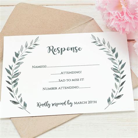 RSVP wedding template Wedding rsvp cards rsvp online