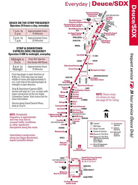 RTC Transit Bus Route, Schedule, Stops Map & Fares, Las Vegas NV
