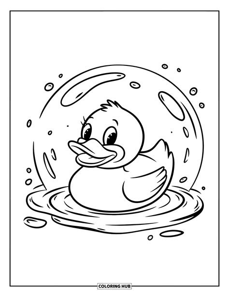 Rubber Duck Color Page