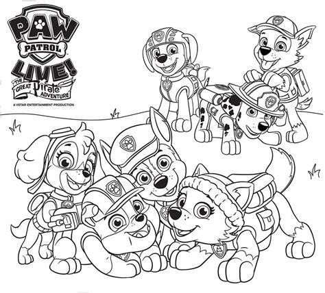 Rubble And Crew Coloring Pages