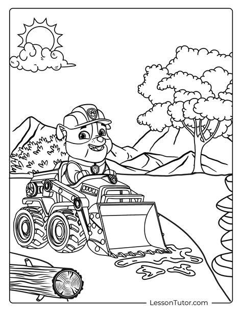 Rubble Coloring Pages